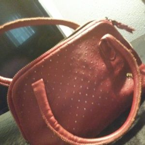 Charming little red purse.